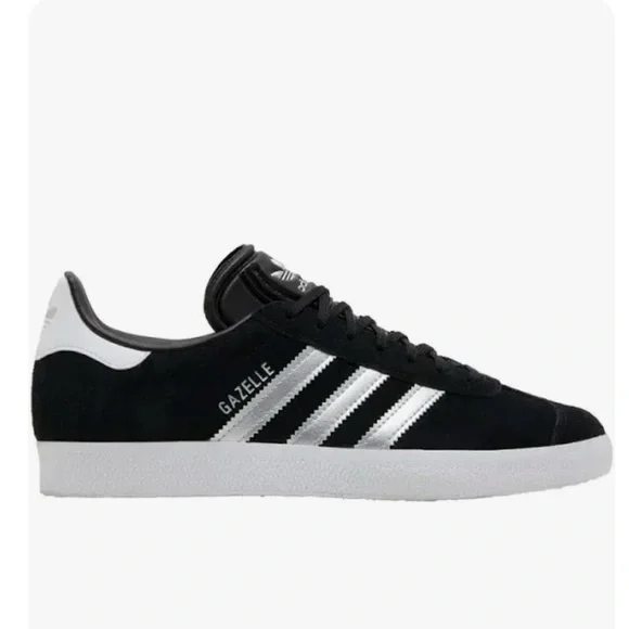 adidas gazelle silver green womens adidas Gazelle Shoes - Men's - All Black / All Black main image 1